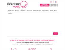 Tablet Screenshot of daruiesteviata.ro